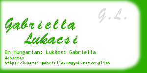 gabriella lukacsi business card